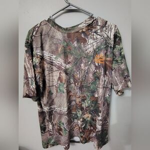 Realtree Men's Size Medium Camo Short Sleeve Men's Shirt